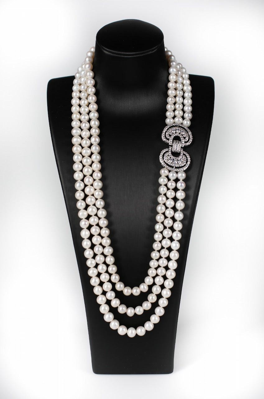 Diana Freshwater Pearl Necklace – Pearluminous London